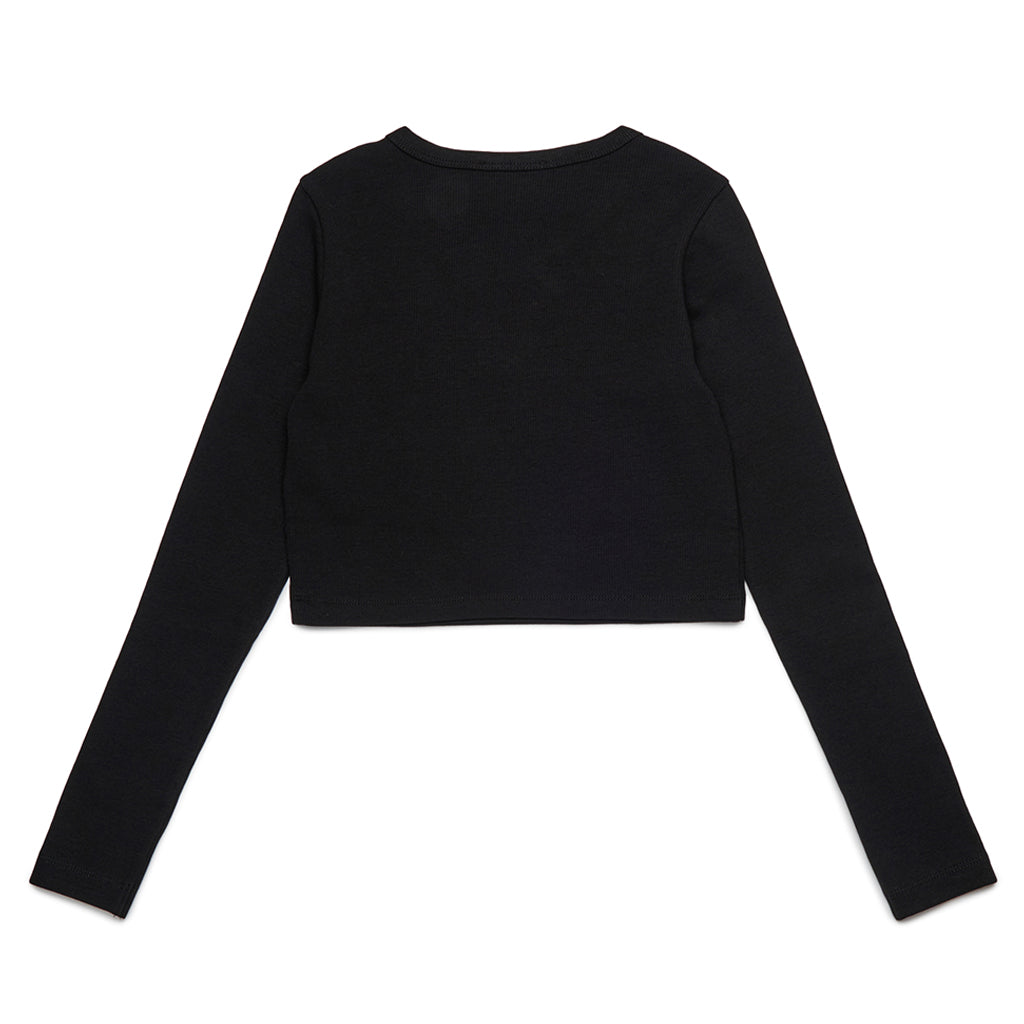 Diesel Kids Cropped Logo T-shirt