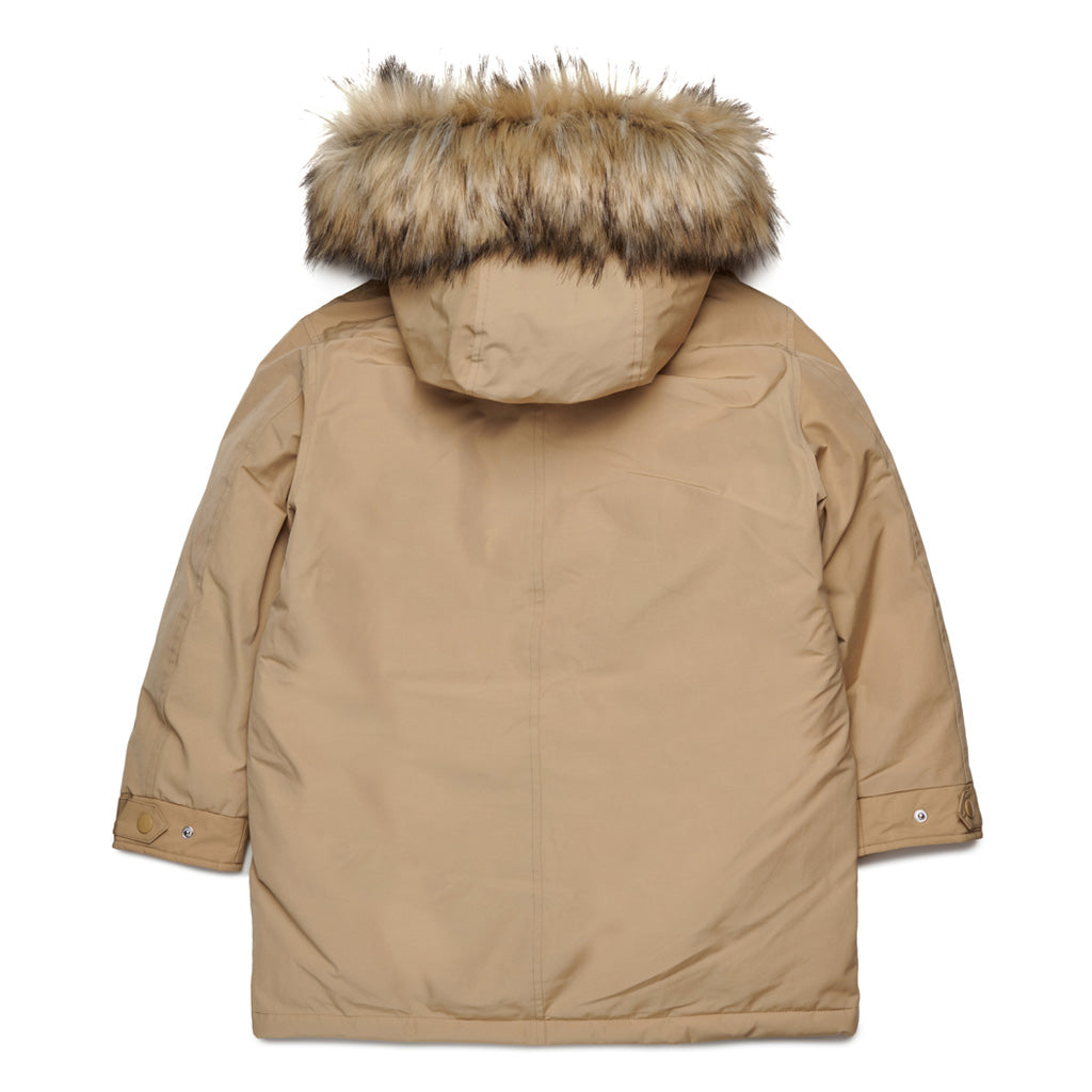 Diesel Kids Faux Fur Collar Parka