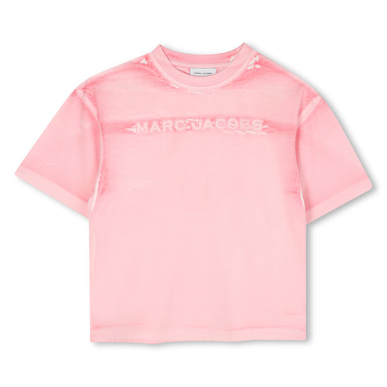 Little Marc Jacobs Logo Embroidery T-shirt