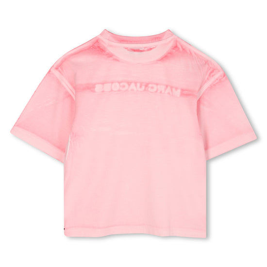 Little Marc Jacobs Logo Embroidery T-shirt
