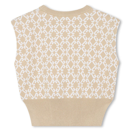 Givenchy Kids Logo Knit Top With Skirt Set