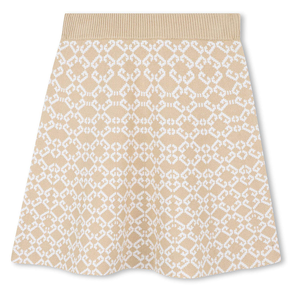 Givenchy Kids Logo Knit Top With Skirt Set