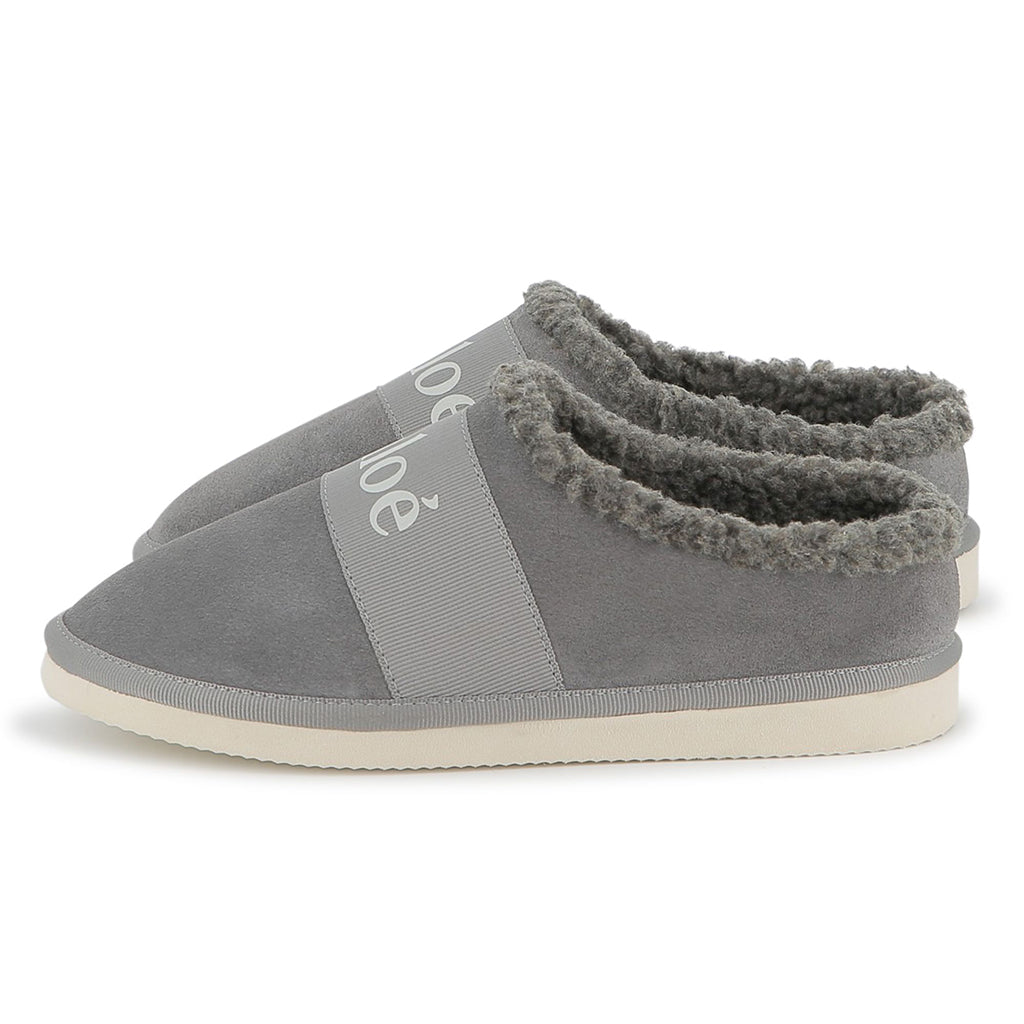 Chloé Kids Logo Slippers