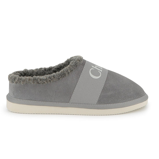 Chloé Kids Logo Slippers