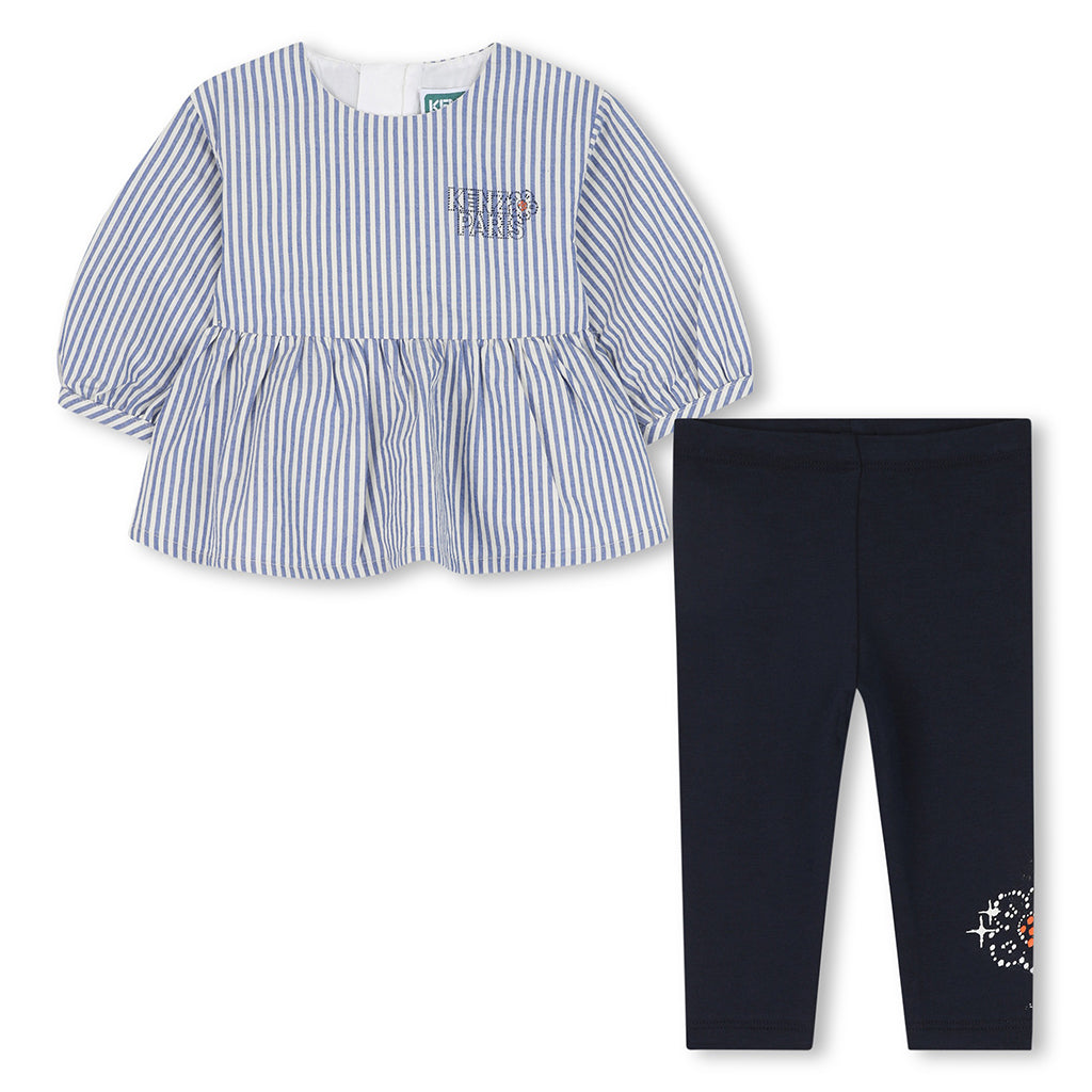 Kenzo Kids Trousers With Blouse Set