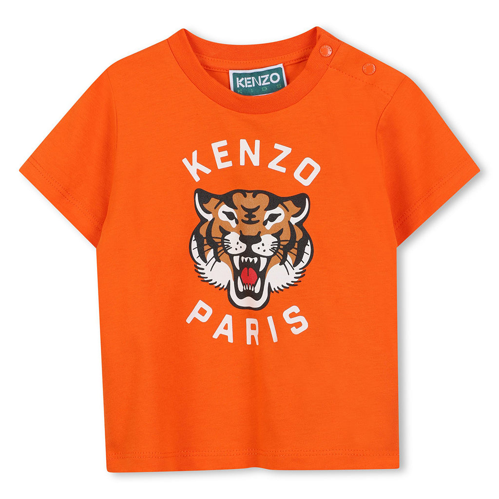 Kenzo Kids Graphic Print T-shirt