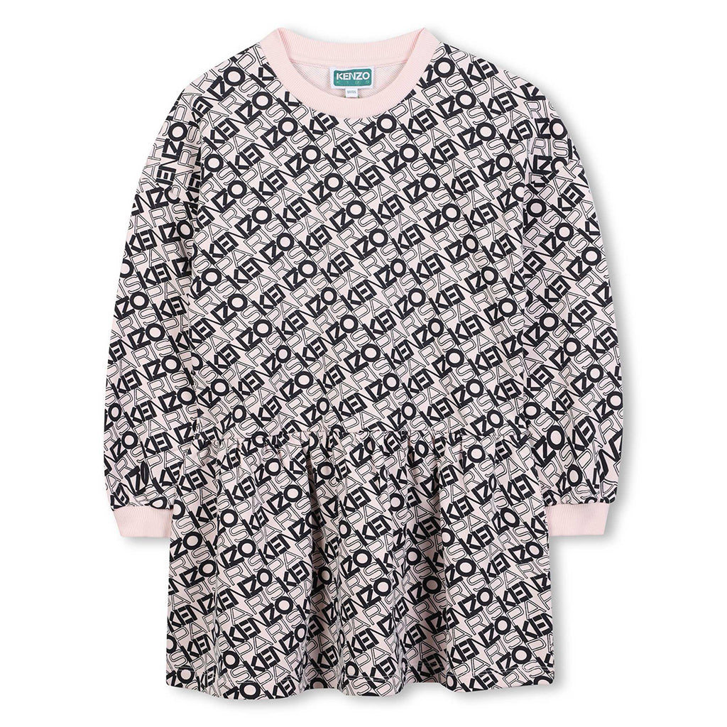Kenzo Kids Logo All-Over Dress