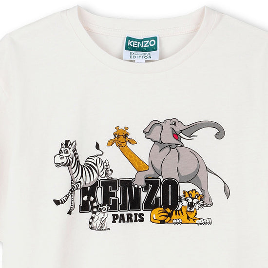 Kenzo Kids Graphic Print T-shirt