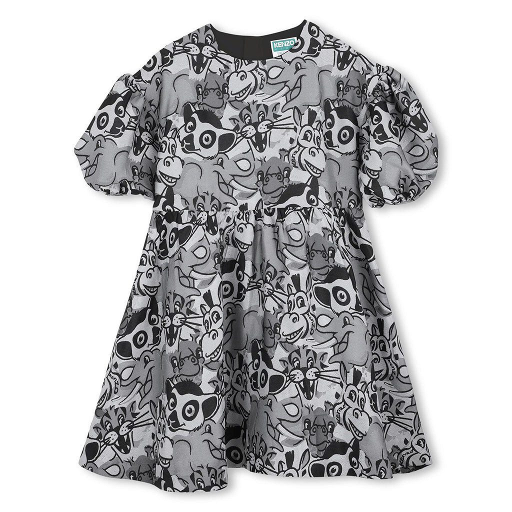 Kenzo Kids All-Over Funny Graphic Dress