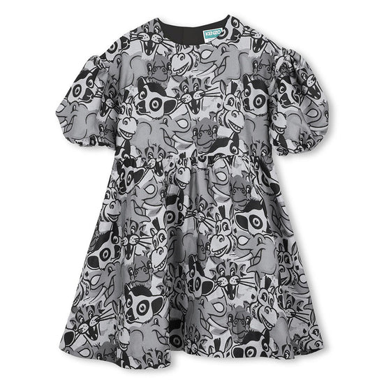 Kenzo Kids All-Over Funny Graphic Dress