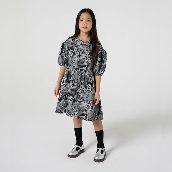Kenzo Kids All-Over Funny Graphic Dress
