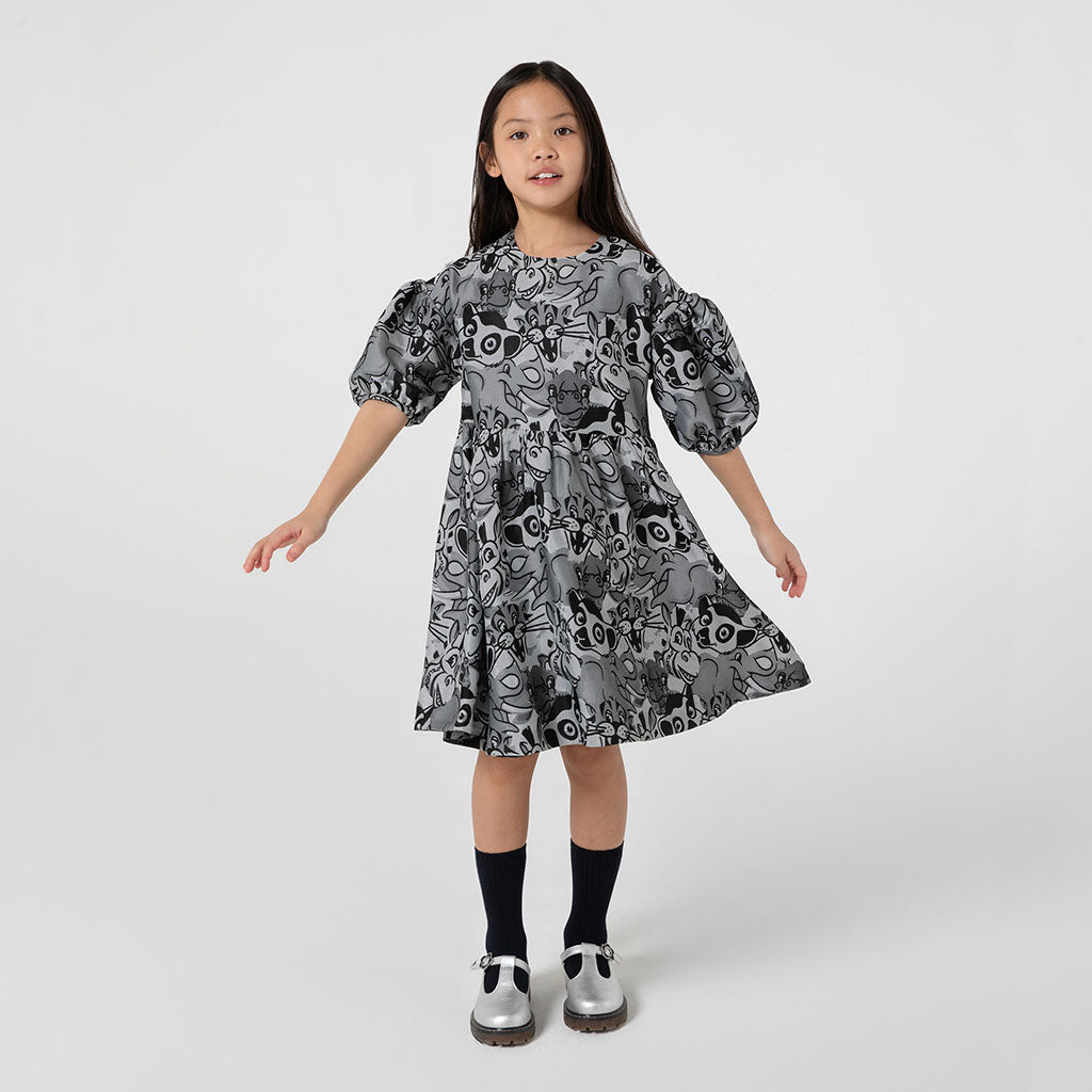 Kenzo Kids All-Over Funny Graphic Dress