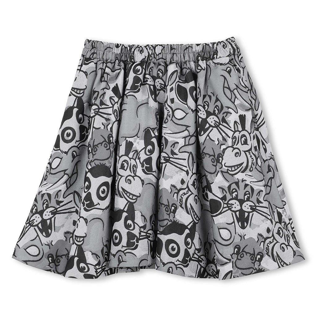 Kenzo Kids Graphic Print Skirt