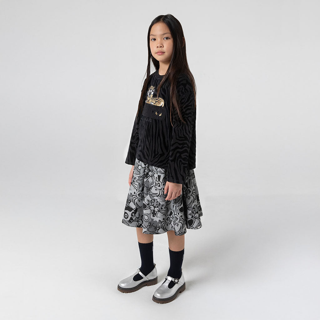 Kenzo Kids Graphic Print Skirt