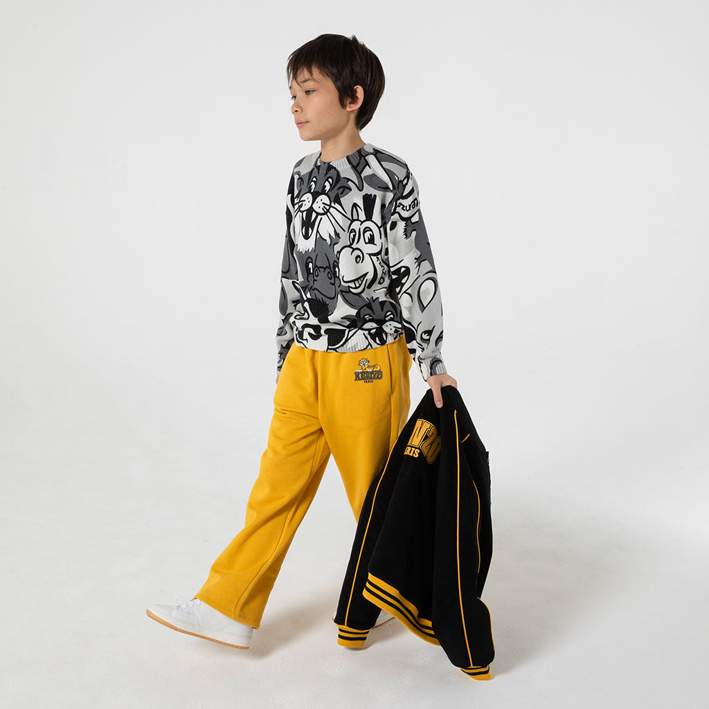 Kenzo Kids All-Over Funny Graphic Sweatshirt