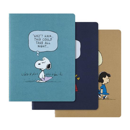 Moleskine x Peanuts Cahier Journals - Set of 3