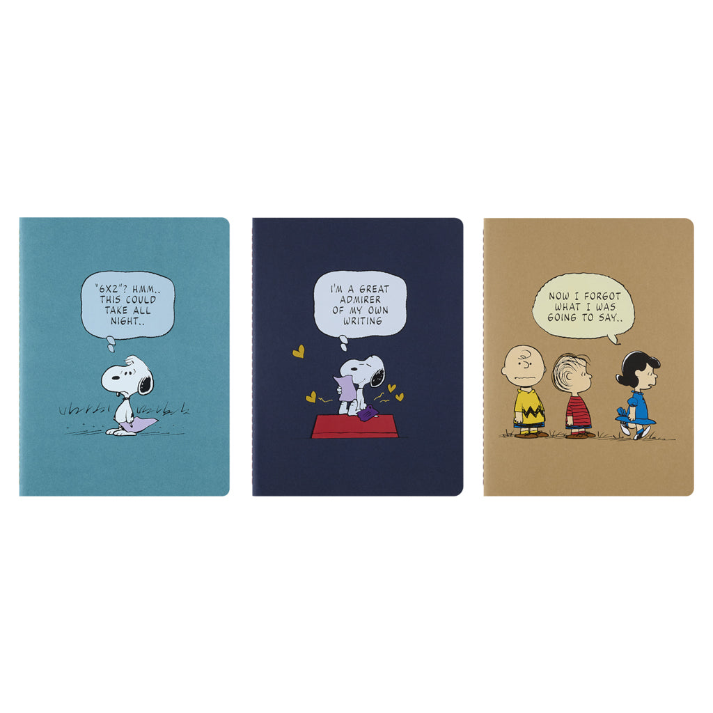 Moleskine x Peanuts Cahier Journals - Set of 3