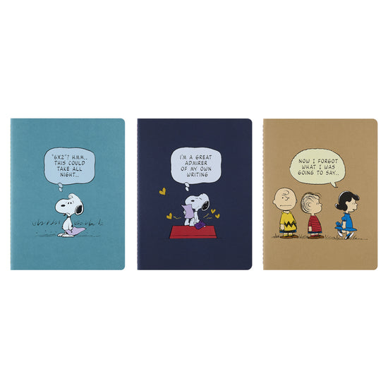 Moleskine x Peanuts Cahier Journals - Set of 3