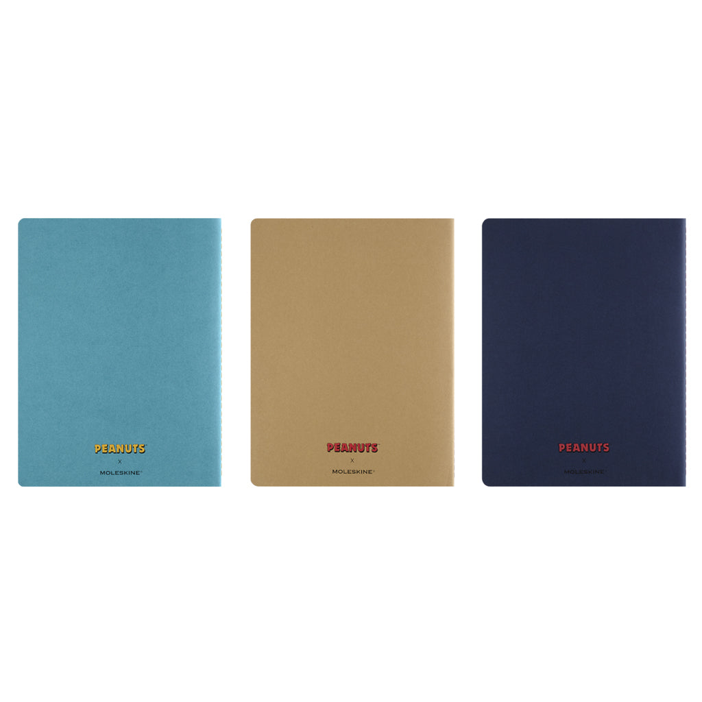 Moleskine x Peanuts Cahier Journals - Set of 3