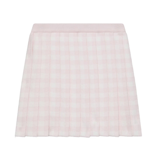 Thom Browne Kids Knit Pleated Skirt