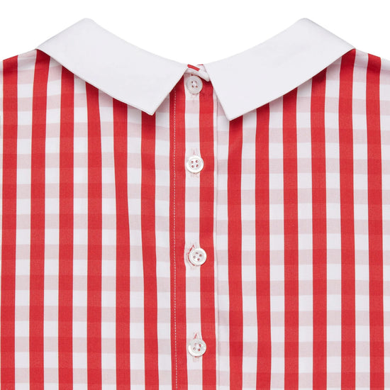 Thom Browne Kids Pleated Skirt Dress