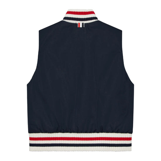 Thom Browne Kids Padded High Rib Vest