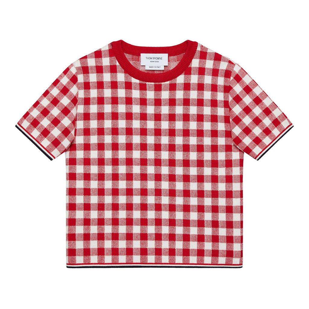 Thom Browne Kids Knit T-shirt