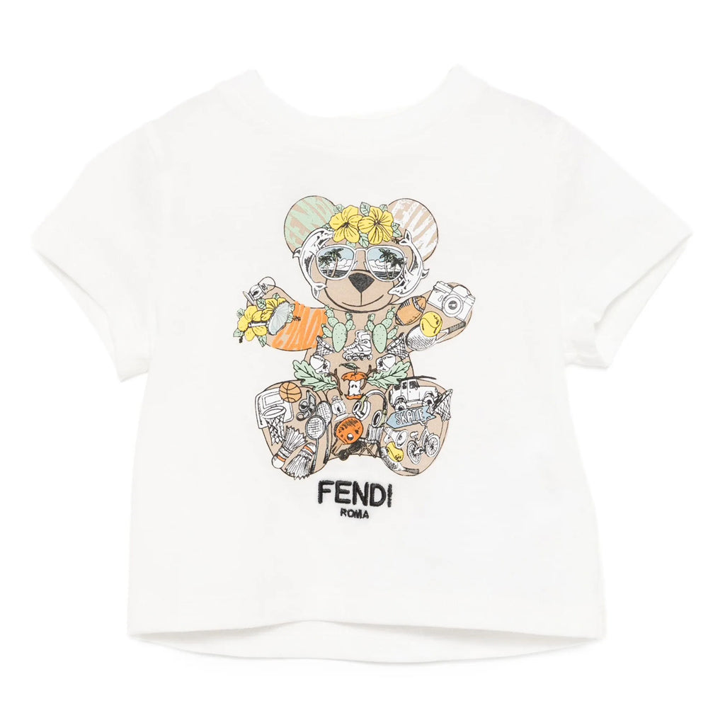 Fendi Kids Bear T-shirt