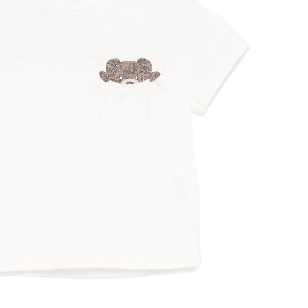 Fendi Kids Bear Pocket T-shirt