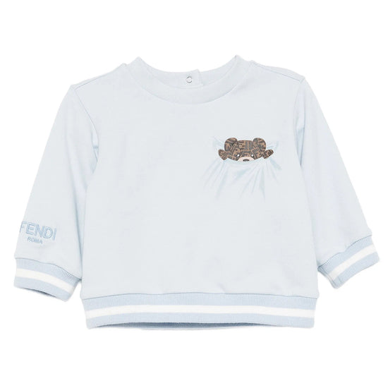 Fendi Kids Pocket Bear Sweatshirt