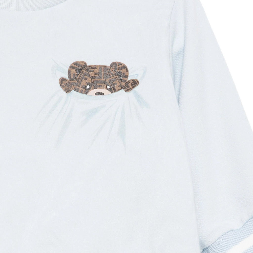 Fendi Kids Pocket Bear Sweatshirt