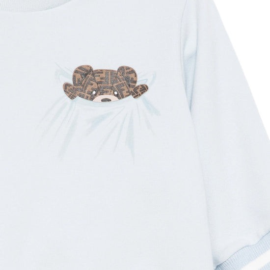 Fendi Kids Pocket Bear Sweatshirt