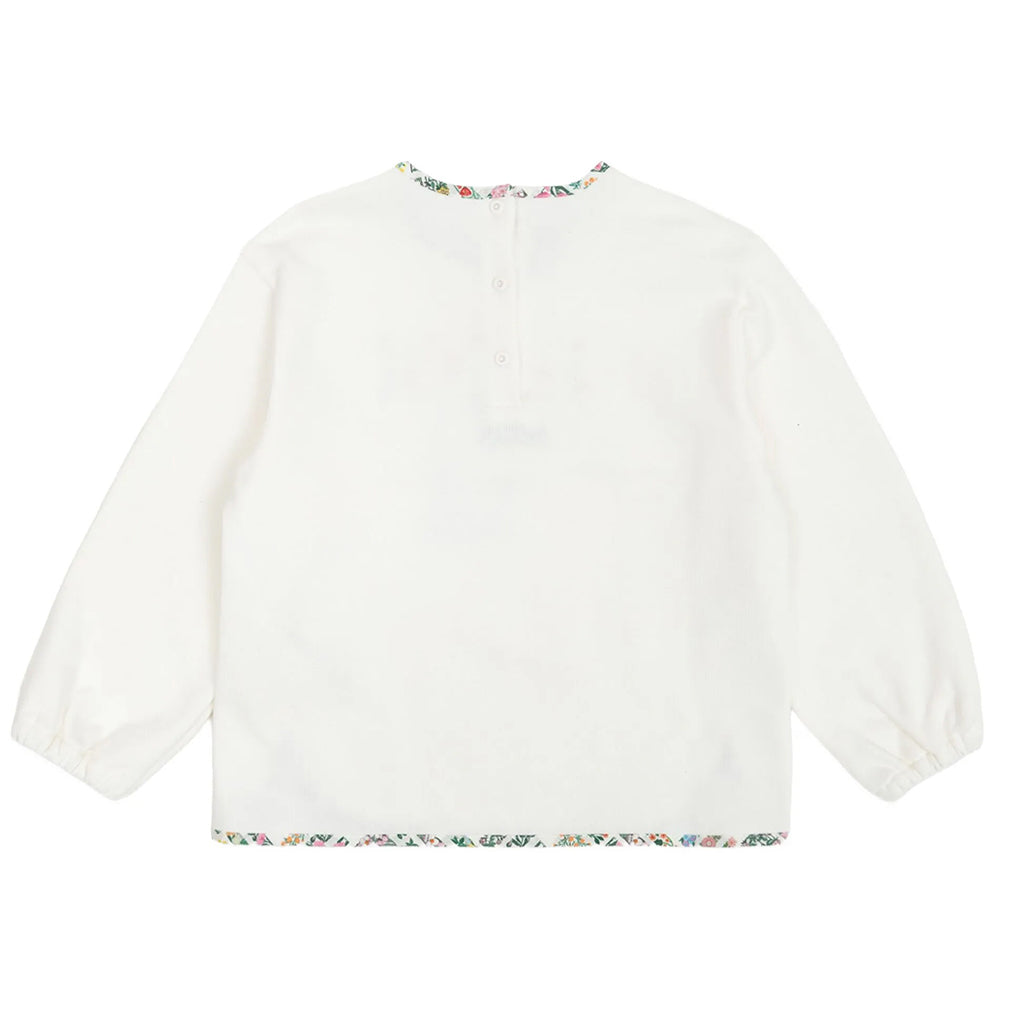 Fendi Kids Floral Trim Sweatshirt