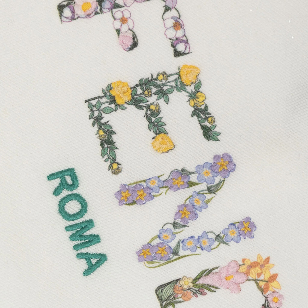 Fendi Kids Floral Trim Sweatshirt