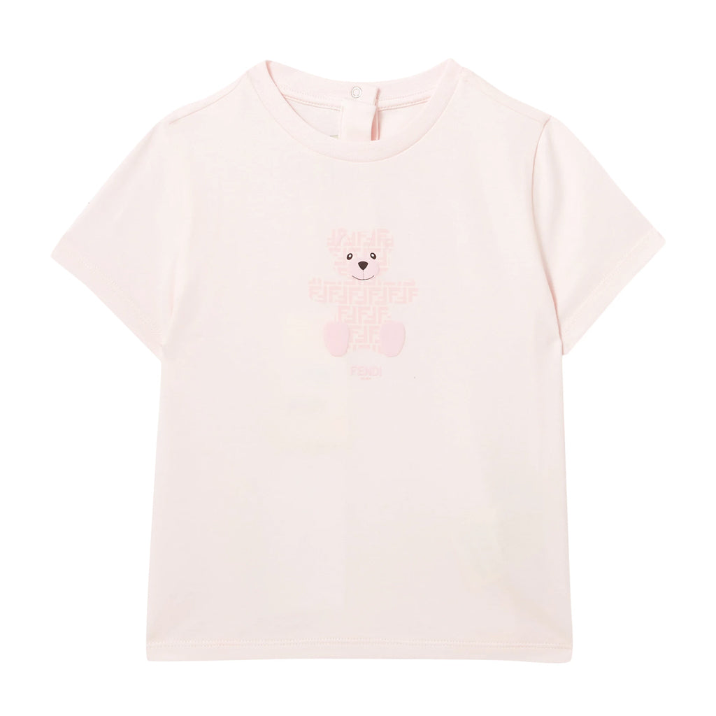 Fendi Kids Bear Print T-shirt