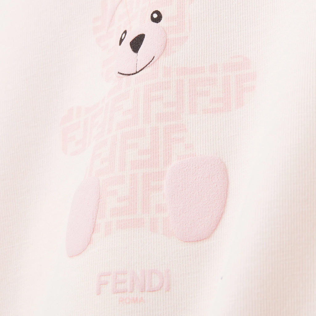 Fendi Kids Bear Print T-shirt