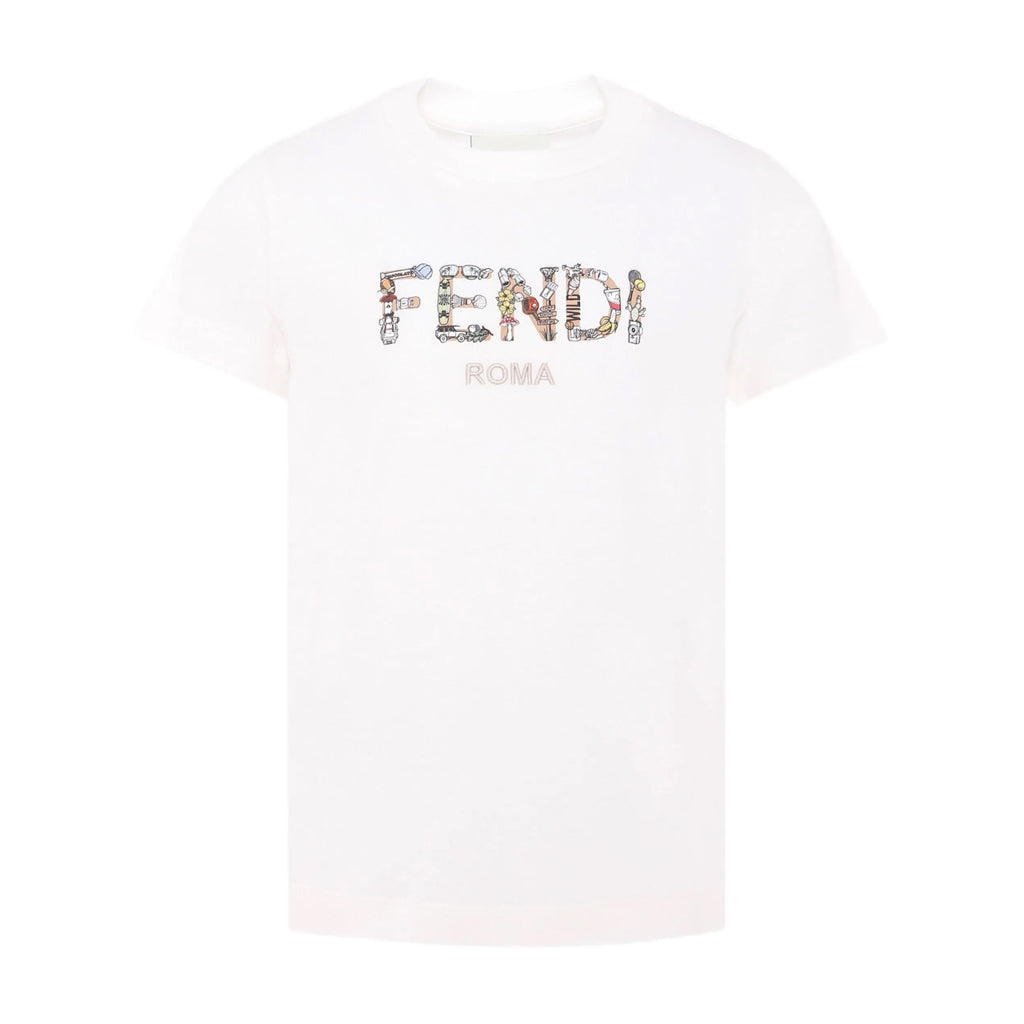 Fendi Kids Logo T-shirt