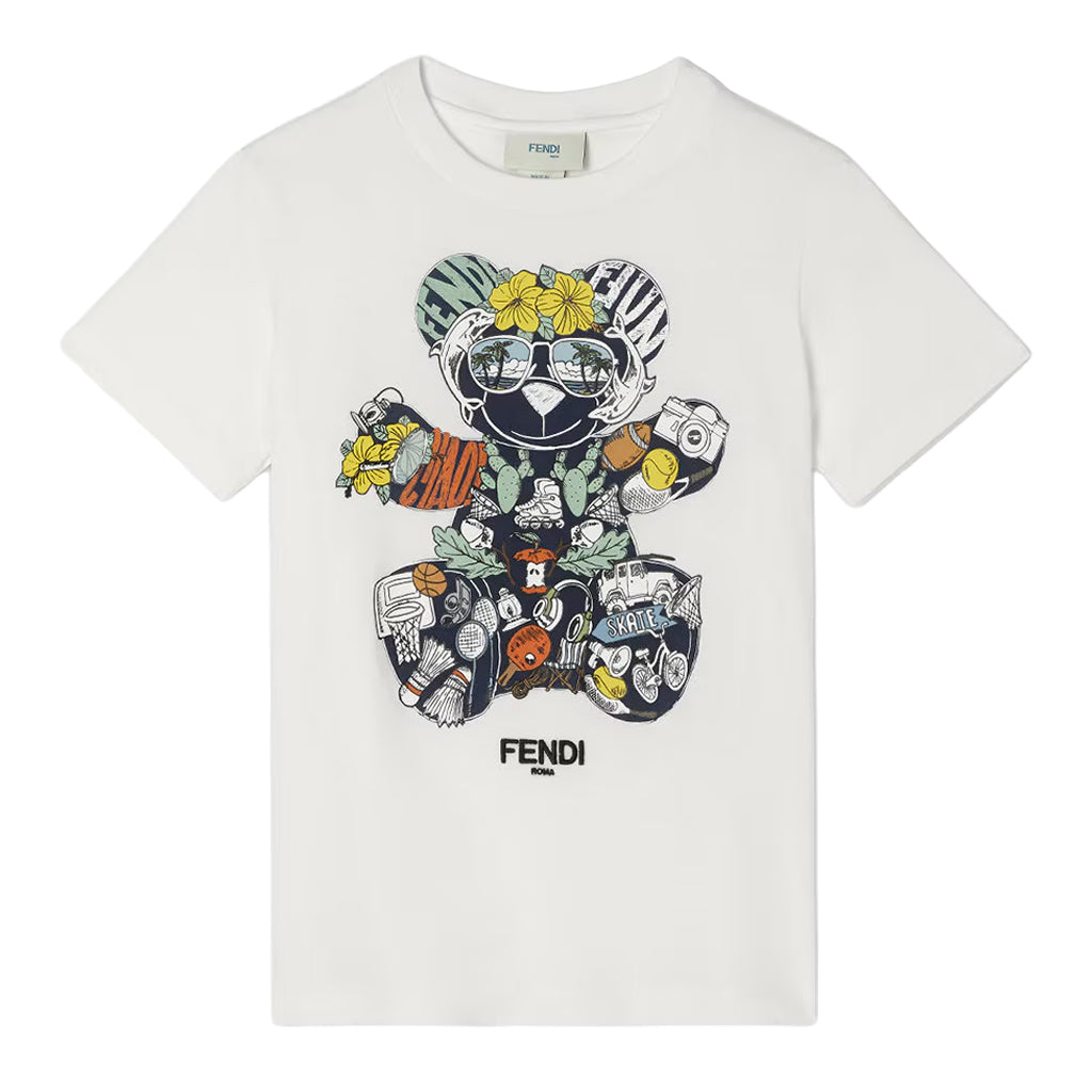 Fendi Kids Bear T-shirt