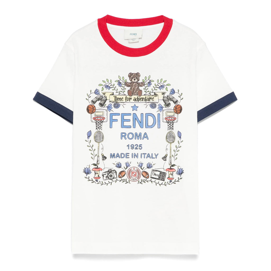 Fendi Kids Graphic T-shirt
