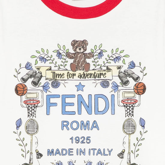 Fendi Kids Graphic T-shirt