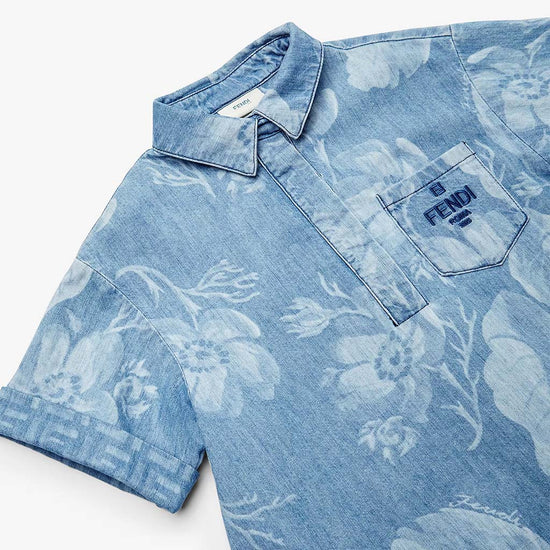 Fendi Kids Printed Dress