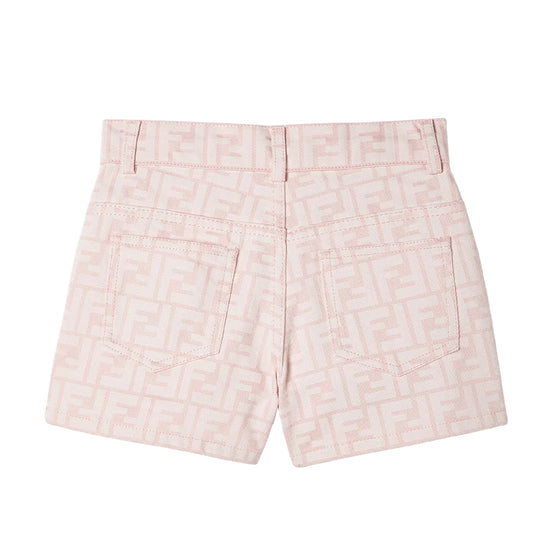 Fendi Kids FF Logo Jacquard Shorts