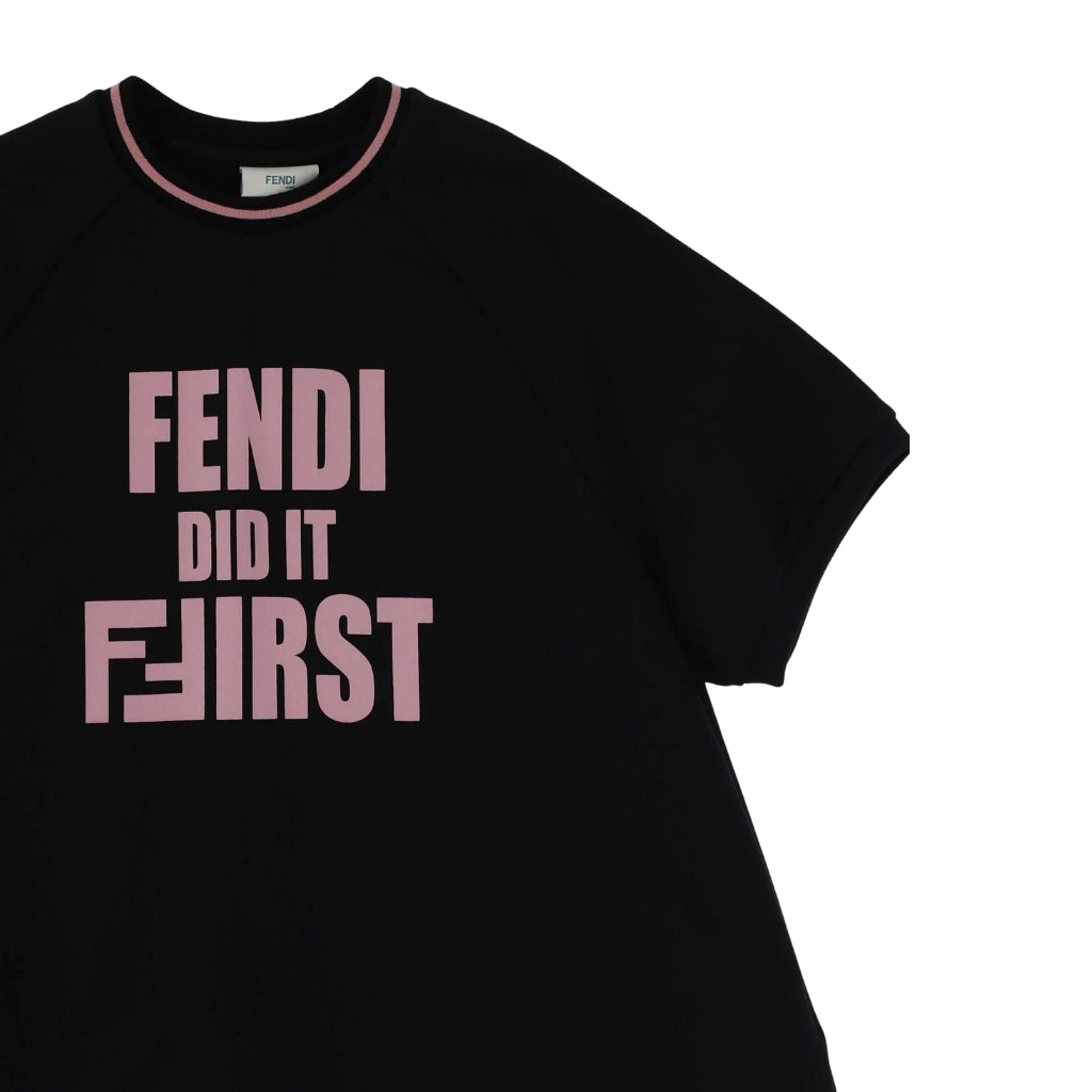 Fendi Kids Slogan Dress