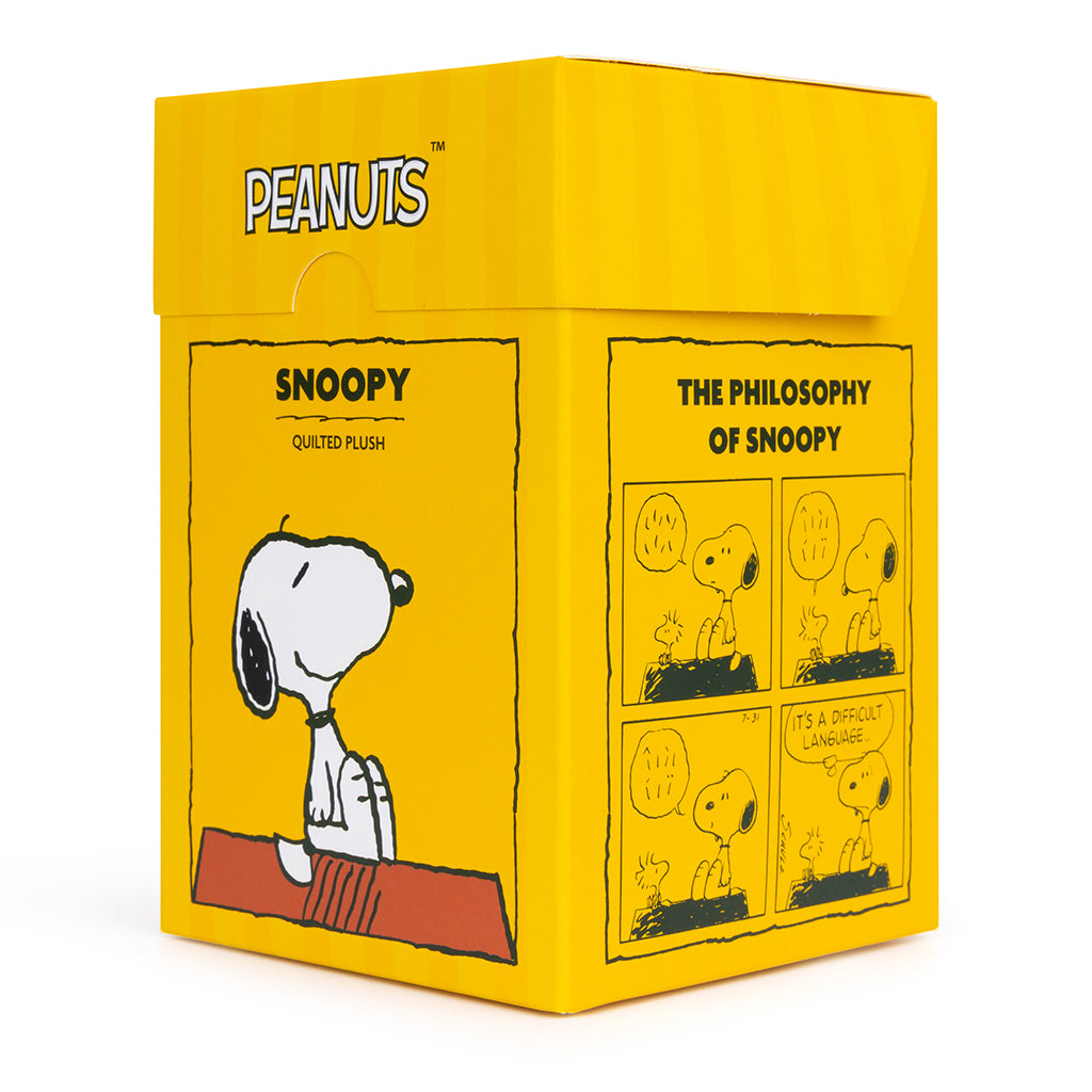 Bon Ton Toys x Peanuts Snoopy Quilted Jersey Cream in Giftbox 17cm