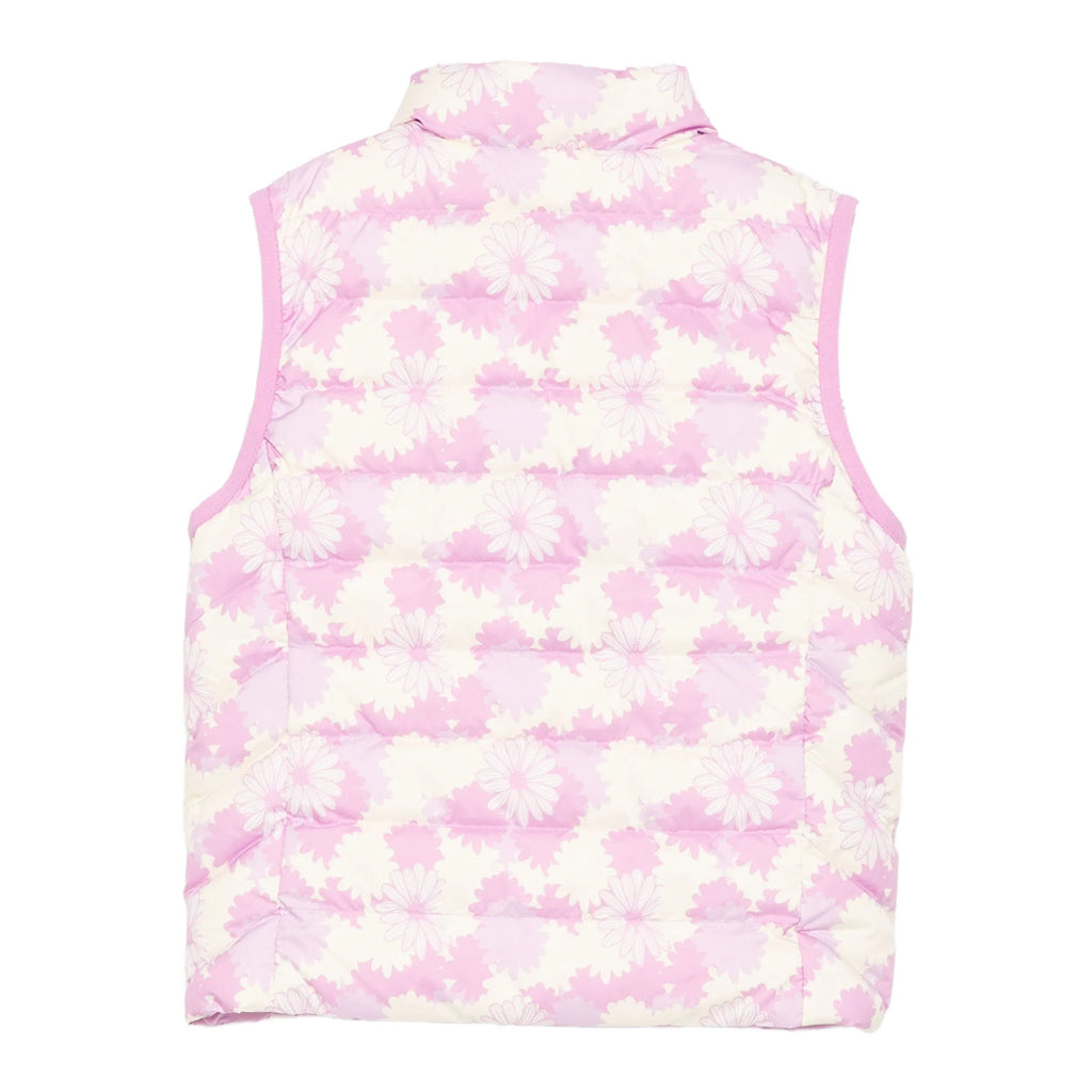 Mardi Mercredi Les Petits Kids Down Vest Flower Reversible