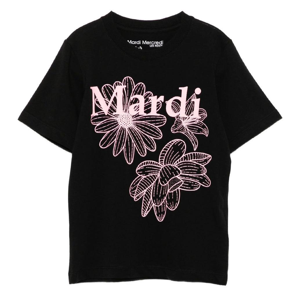 Mardi Mercredi Les Petits Kids Tshirt Triple Flower