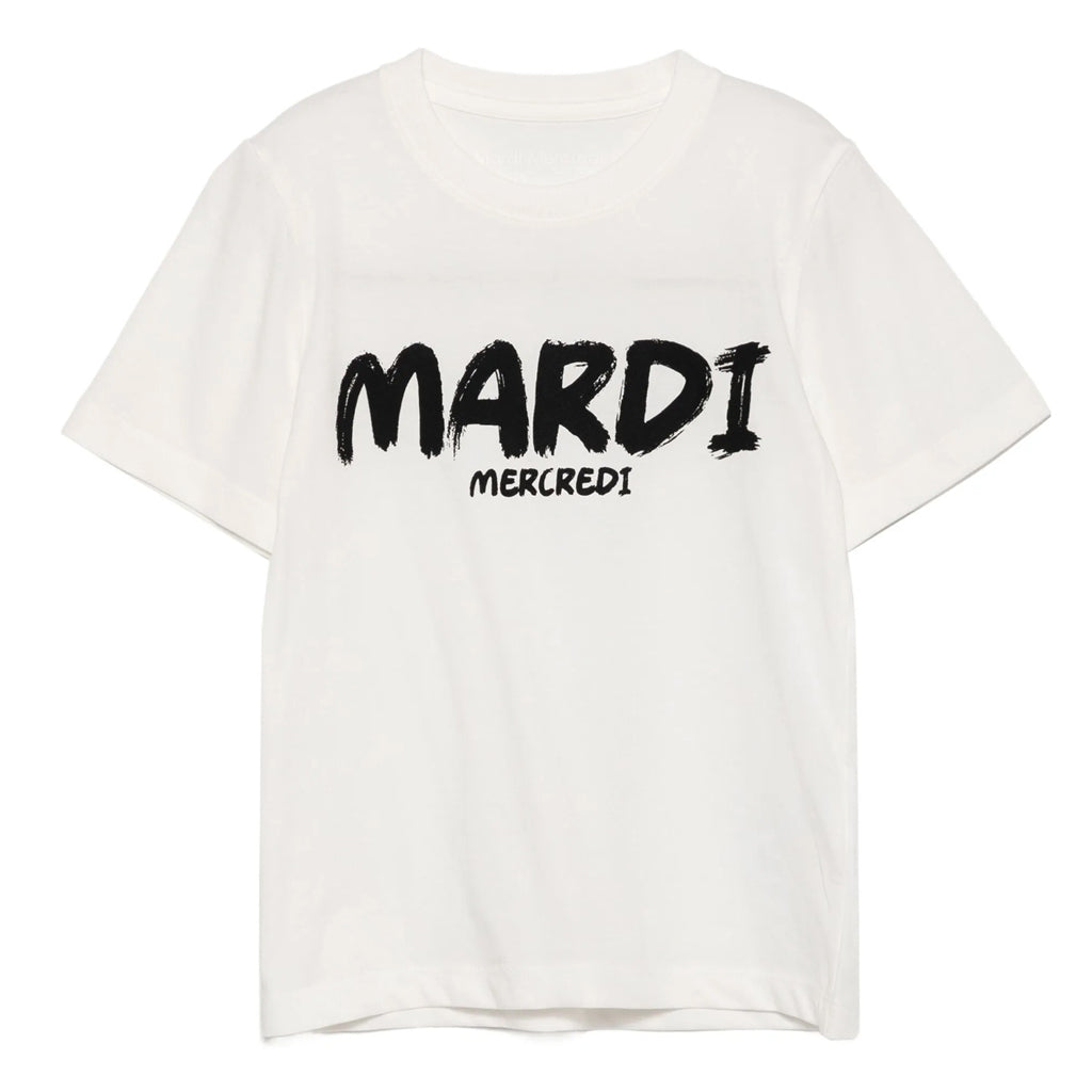 Mardi Mercredi Les Petits Kids Tshirt Brush Logo Contrast