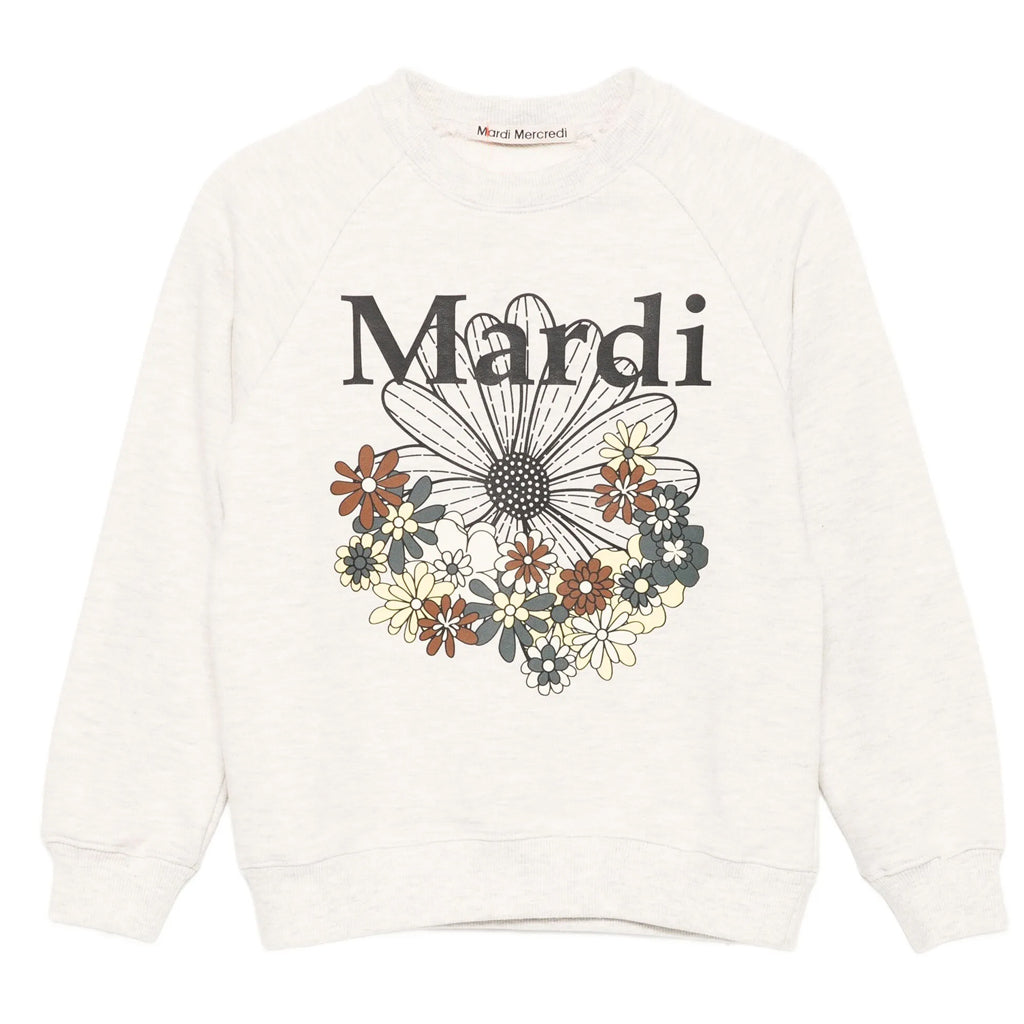 Mardi Mercredi Les Petits Kids Sweatshirt Flowermardi New Blossom