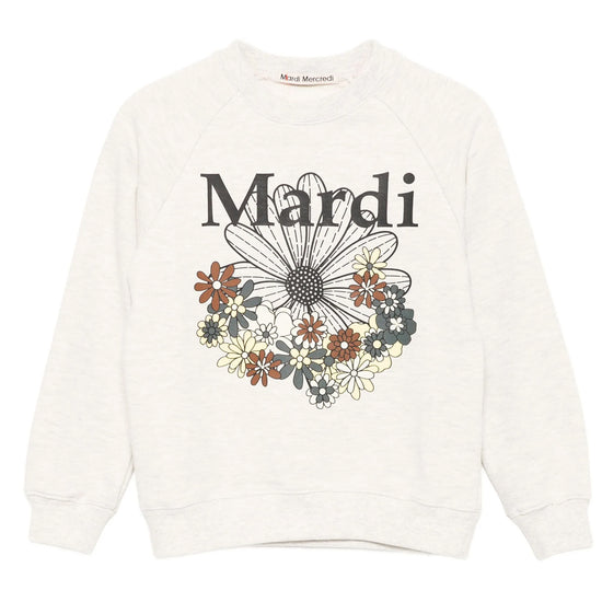 Mardi Mercredi Les Petits Kids Sweatshirt Flowermardi New Blossom