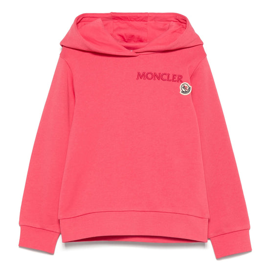 Moncler Enfant Brushed Cotton Fleece Hoodie